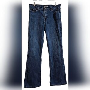 Levi Perfectly Slimming Classic Blue Women Boot Cut 512 Denim Jeans Size 14M